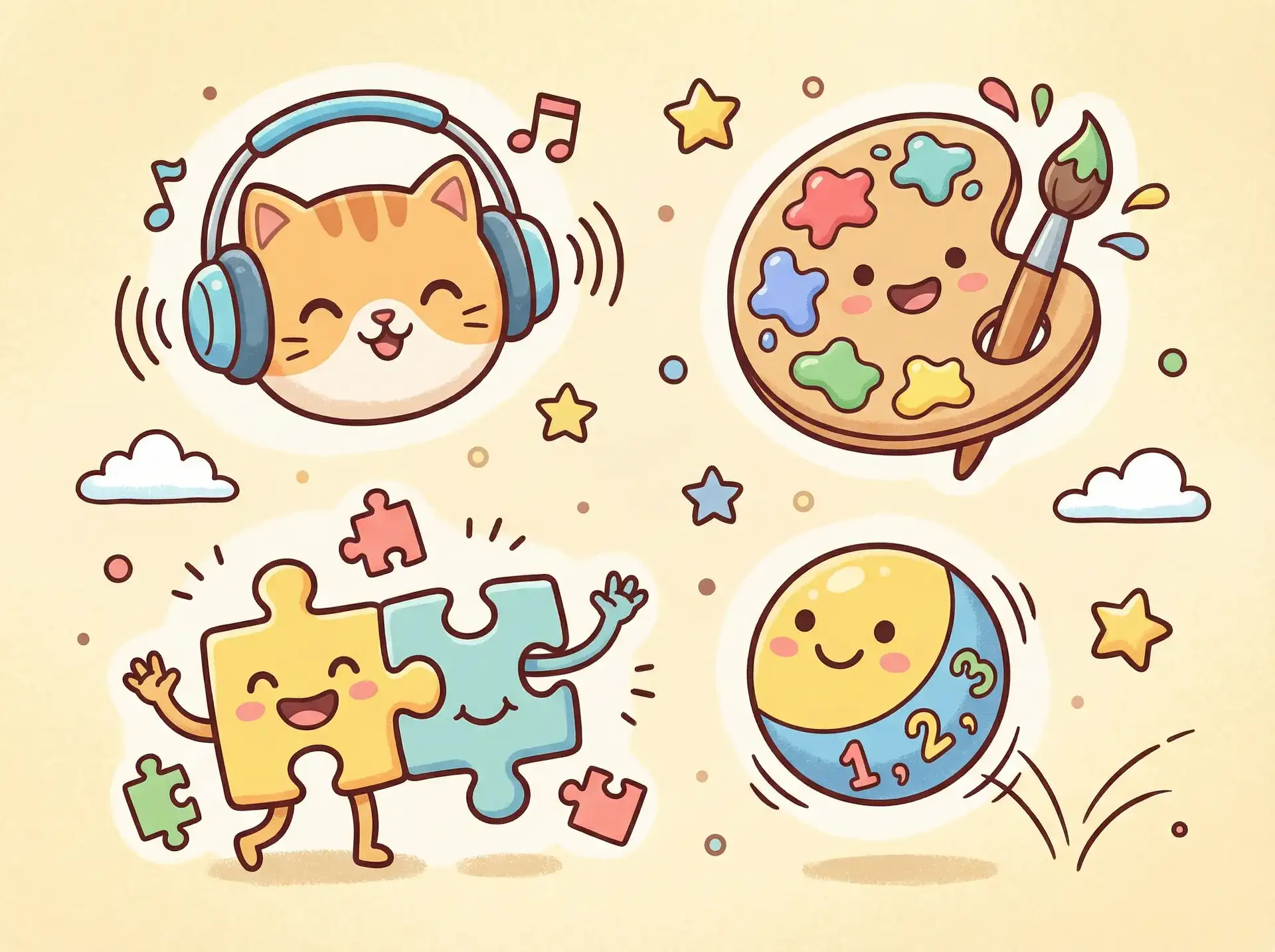 小朋友的手工作品 - 中国好声音第四季第六期 益智创作